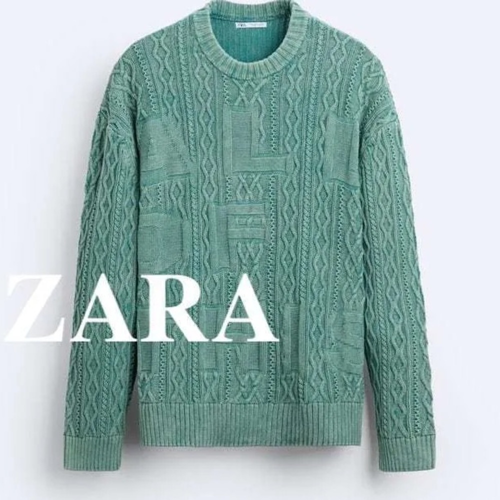 ZARA | Cable Knit Long Sleeve Vests & Gillets - Women's